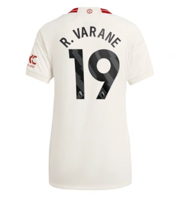 Manchester United Raphael Varane #19 Tercera Equipación Mujer 2023-24 Manga Corta